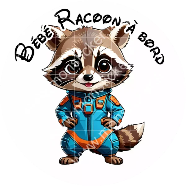 Autocollant Bébé à bord, Rocket