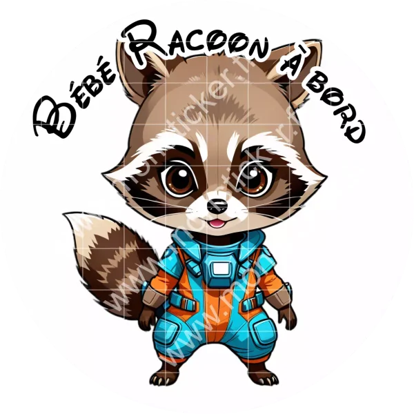 Autocollant Bébé à bord, Rocket – Image 2