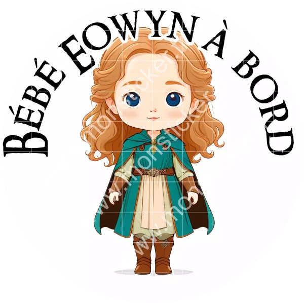 Autocollant Bébé à bord, Eowyn